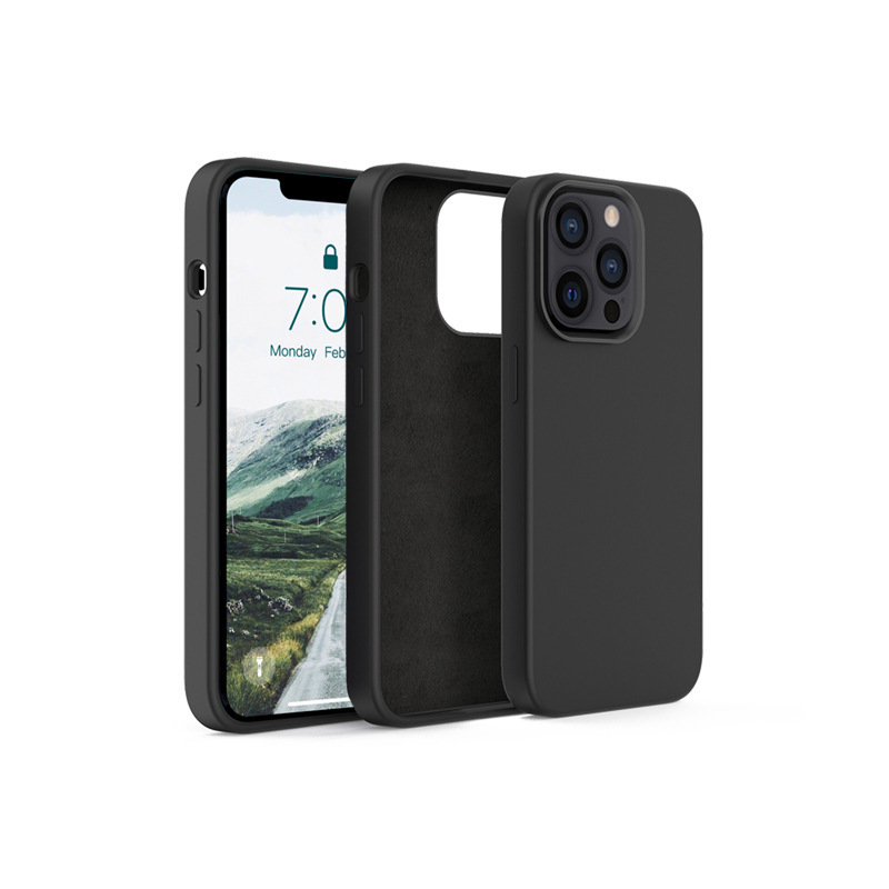 蘋果新款13硅膠液態(tài)手機殼，加厚款液態(tài)硅膠手機套定制